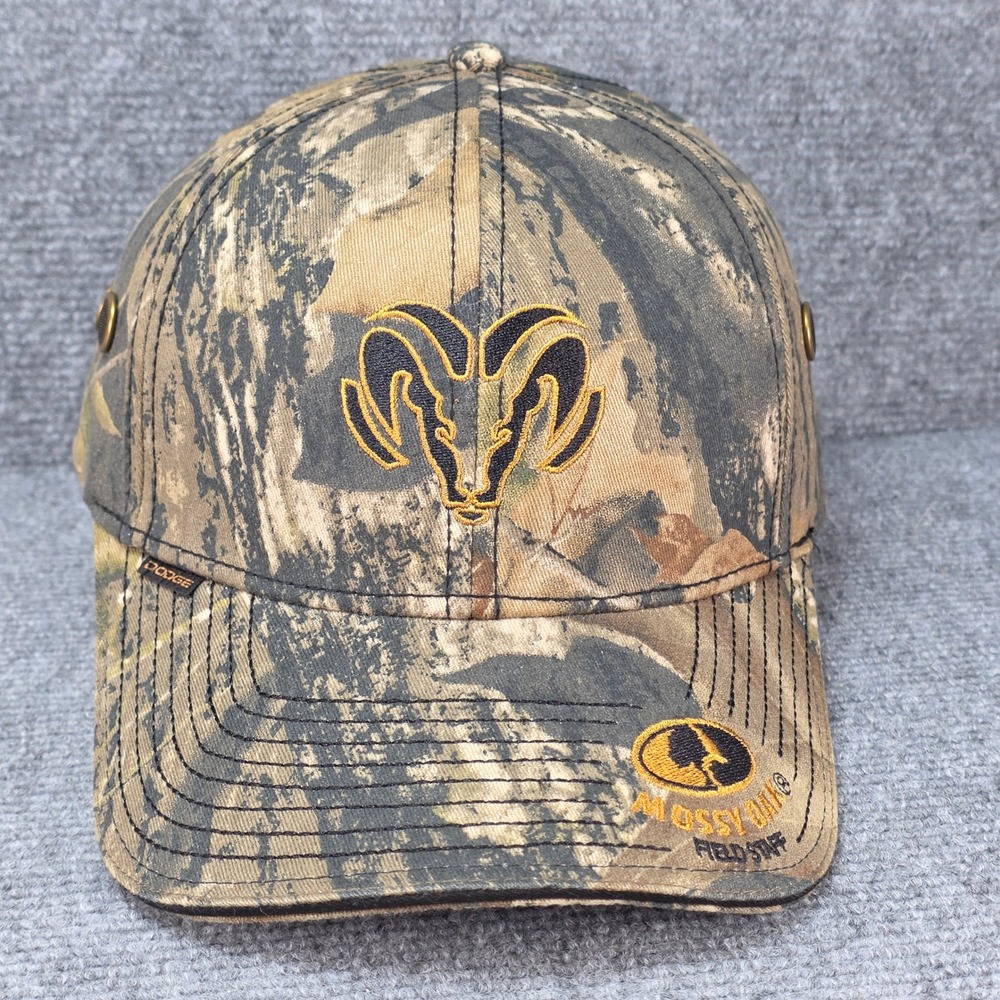 Dodge Ram Hat Field Staff Cap Mossy Oak Camo Strapback Green Hunting 4x4 Trucks